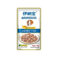 伊纳宝 鸡腿肉牛肉味全价成犬粮 100g
